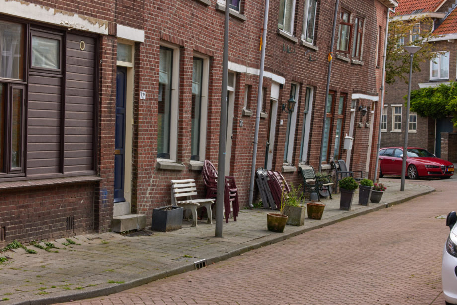 Verzakte huizen door funderingsproblemen Rotterdam Overschie